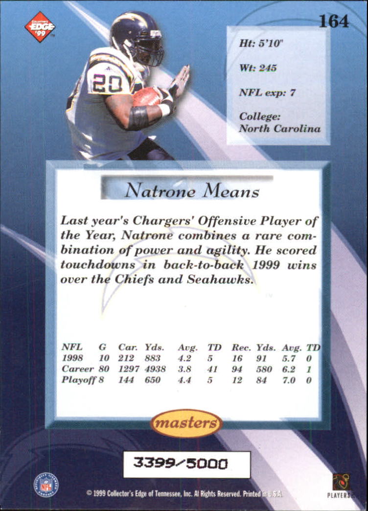 B1990- 1999 Collector's Edge Masters FB 1-200 +Ins -You Pick- 15+ FREE US SHIP - Picture 275 of 425