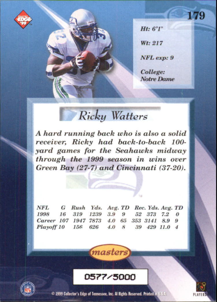B1990- 1999 Collector's Edge Masters FB 1-200 +Ins -You Pick- 15+ FREE US SHIP - Picture 303 of 425