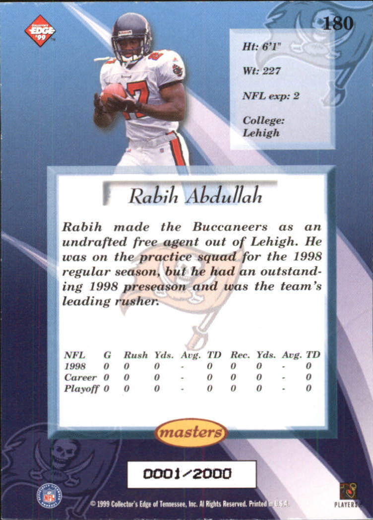 B1990- 1999 Collector's Edge Masters FB 1-200 +Ins -You Pick- 15+ FREE US SHIP - Picture 305 of 425