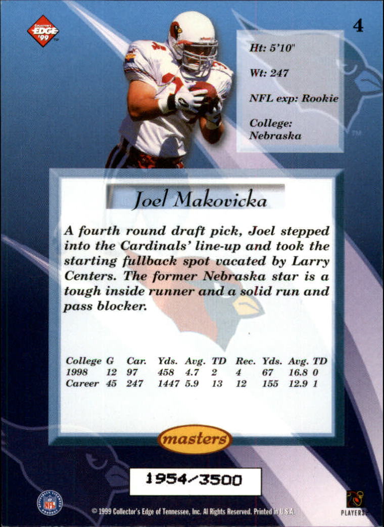 B1990- 1999 Collector's Edge Masters FB 1-200 +Ins -You Pick- 15+ FREE US SHIP - Picture 341 of 425