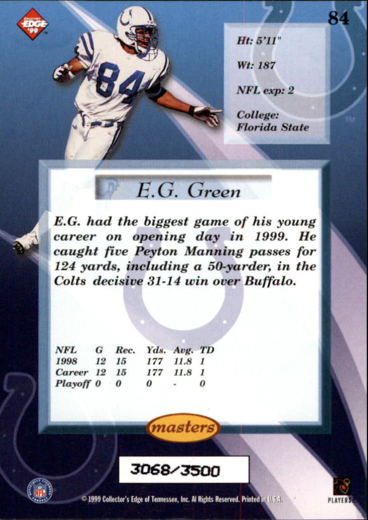 B1990- 1999 Collector's Edge Masters FB 1-200 +Ins -You Pick- 15+ FREE US SHIP - Picture 381 of 425