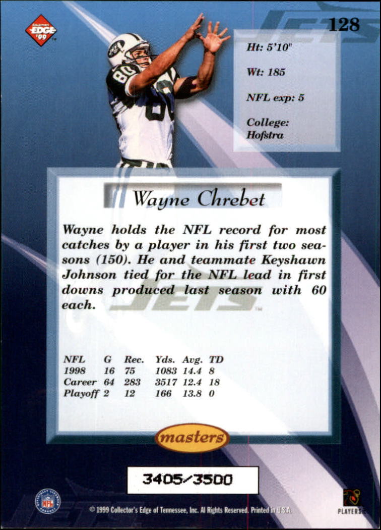B1990- 1999 Collector's Edge Masters FB 1-200 +Ins -You Pick- 15+ FREE US SHIP - Picture 401 of 425