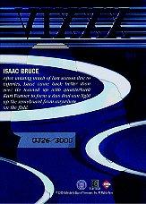 1999 Collector's Edge Masters Quest #Q13 Isaac Bruce back image