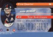 1999 Collector's Edge Odyssey #98 Sean Bennett RC back image
