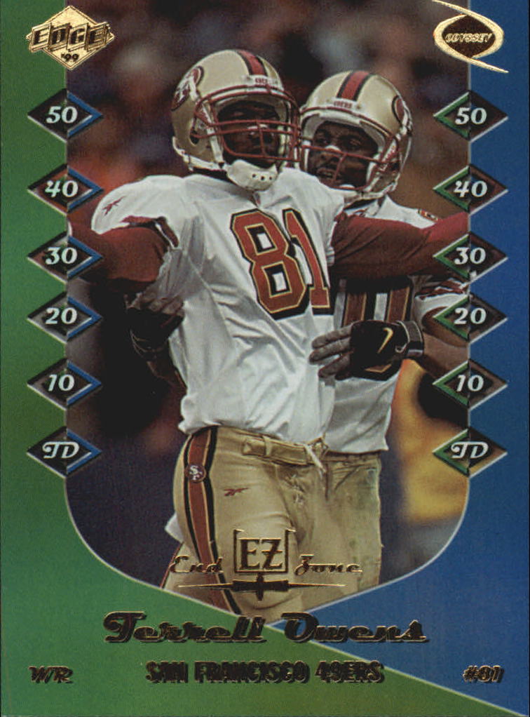 1999 Collector's Edge Odyssey End Zone #EZ16 Terrell Owens
