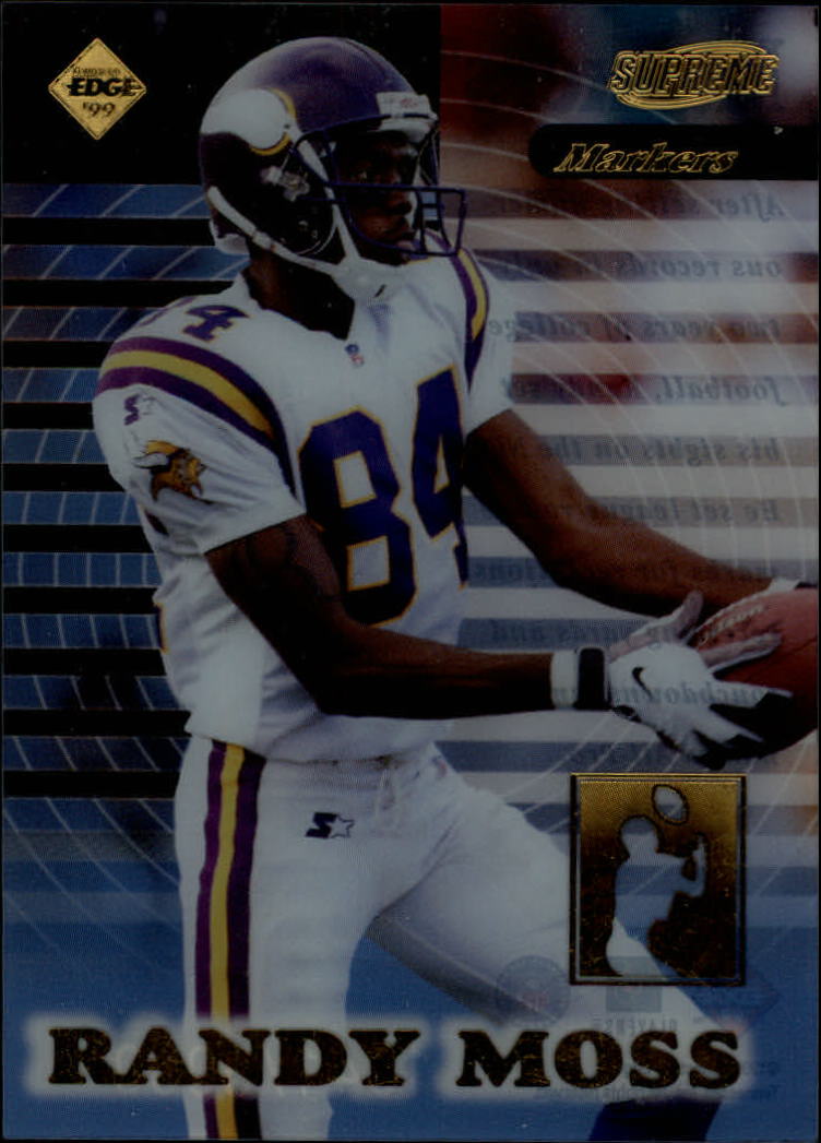 1999 Collector's Edge Supreme Markers #M7 Randy Moss
