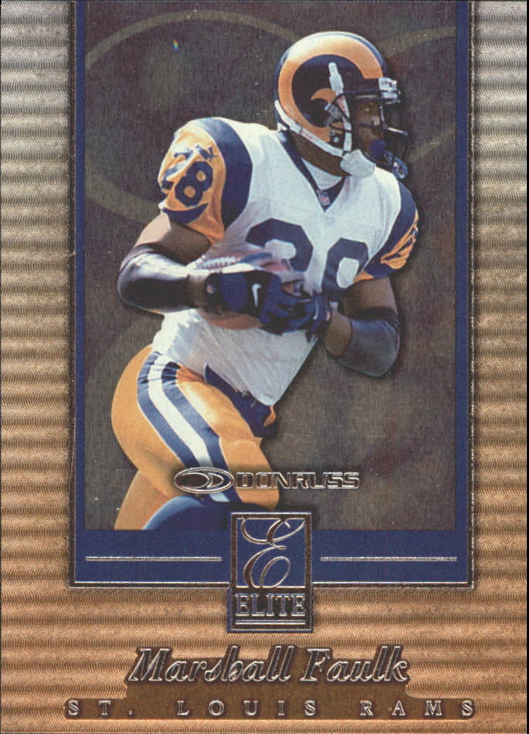 1999 Donruss Elite Inserts #EL9 Marshall Faulk