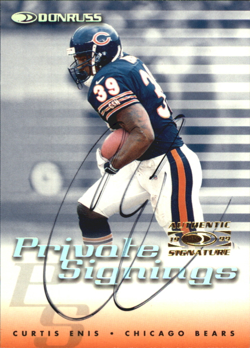1999 Donruss Private Signings #9 Curtis Enis/500*