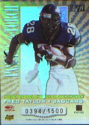 1999 Donruss Elite Passing the Torch #4B Emmitt Smith/Fred Taylor back image