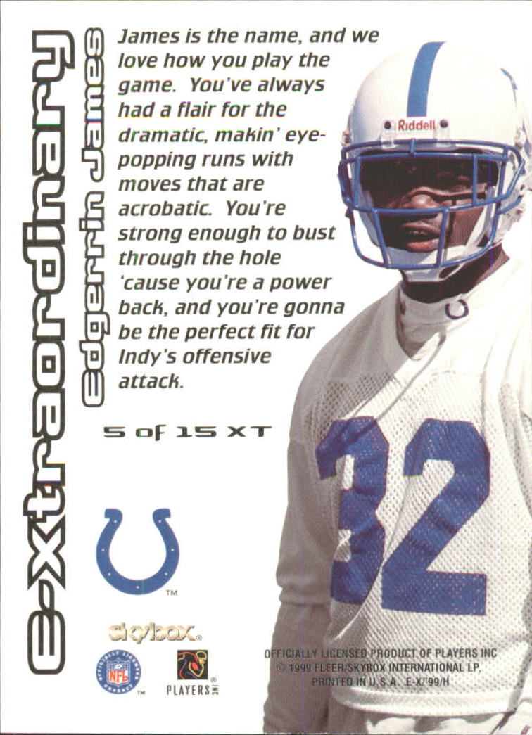 1999 E-X Century (Fleer) Football "Insert and Promo" Cards - Picture 9 of 15
