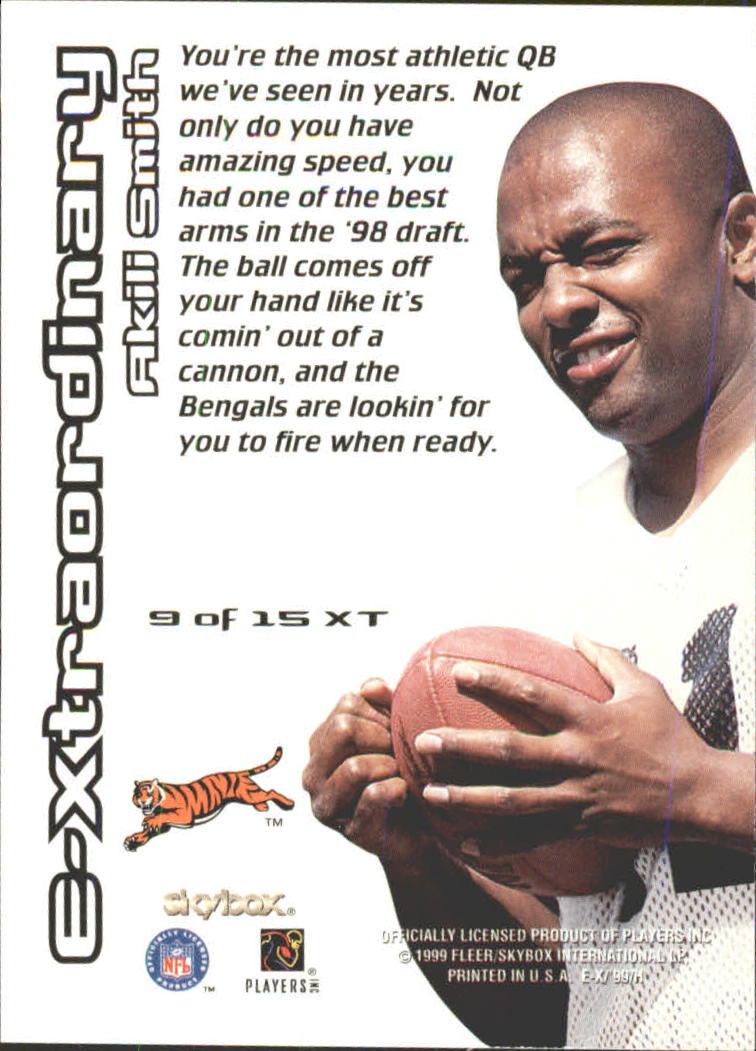 1999 E-X Century (Fleer) Football "Insert and Promo" Cards - Picture 5 of 15