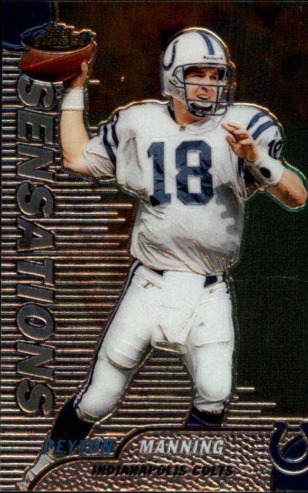 1999 Finest #142 Peyton Manning SN