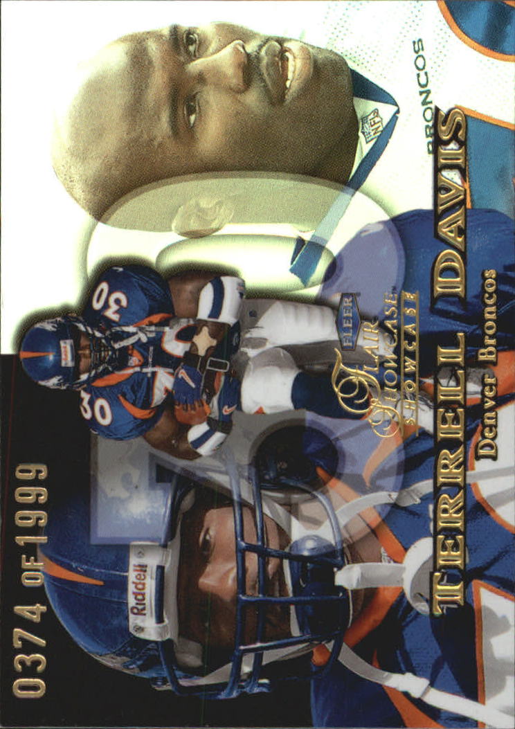 1999 Flair Showcase #170 Terrell Davis/1999