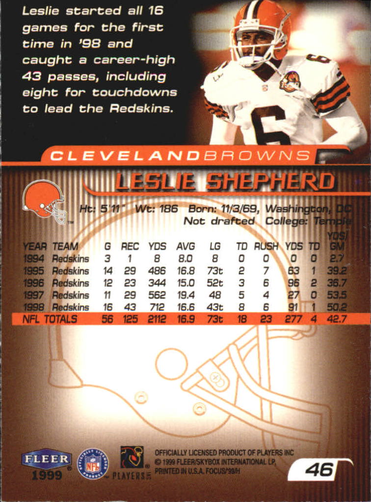 1999 Focus (Fleer) Football "Main Set" Base Cards - Picture 71 of 185