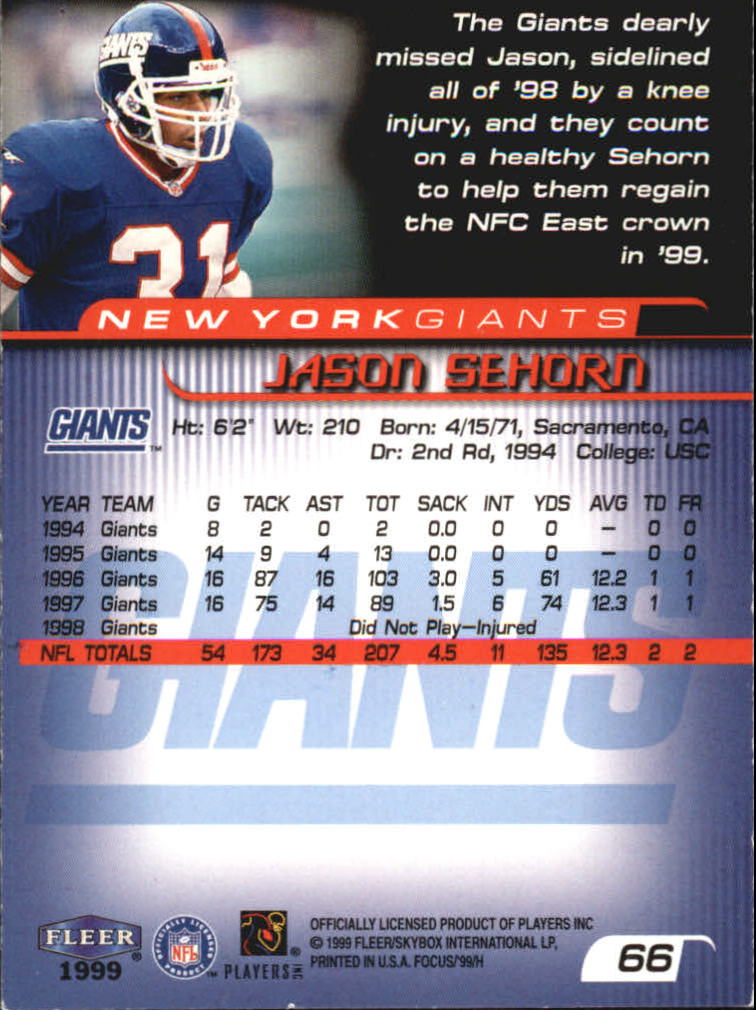 1999 Focus (Fleer) Football "Main Set" Base Cards - Picture 101 of 185