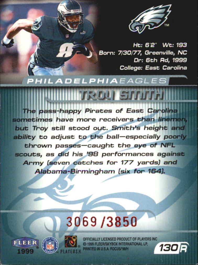 1999 Focus (Fleer) Football "Main Set" Base Cards - Picture 179 of 185