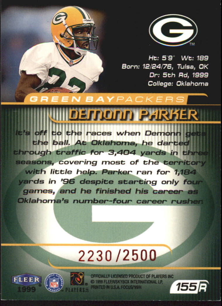 1999 Focus (Fleer) Football "Main Set" Base Cards - Picture 183 of 185