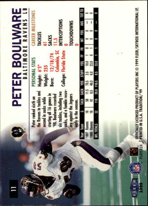 B2536- 1999 Fleer Tradition Football Card #s 1-203 -You Pick- 15+ FREE US SHIP - Picture 9 of 383