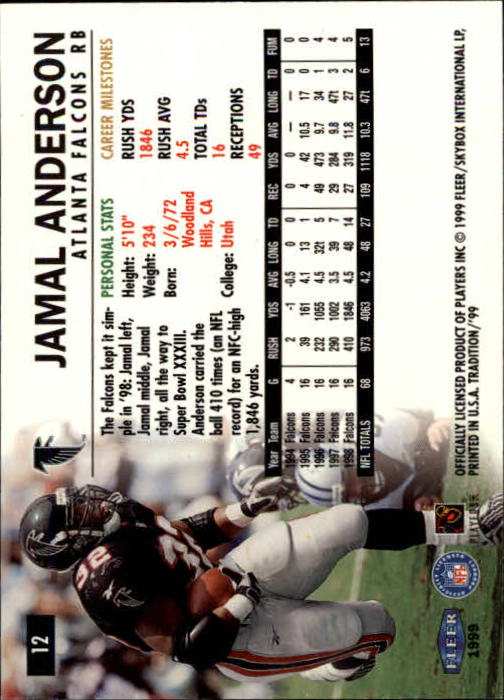 B2536- 1999 Fleer Tradition Football Card #s 1-203 -You Pick- 15+ FREE US SHIP - Picture 11 of 383