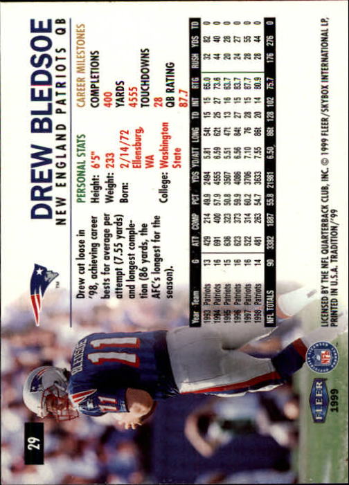 B2536- 1999 Fleer Tradition Football Card #s 1-203 -You Pick- 15+ FREE US SHIP - Picture 43 of 383