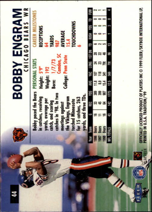 B2536- 1999 Fleer Tradition Football Card #s 1-203 -You Pick- 15+ FREE US SHIP - Picture 71 of 383
