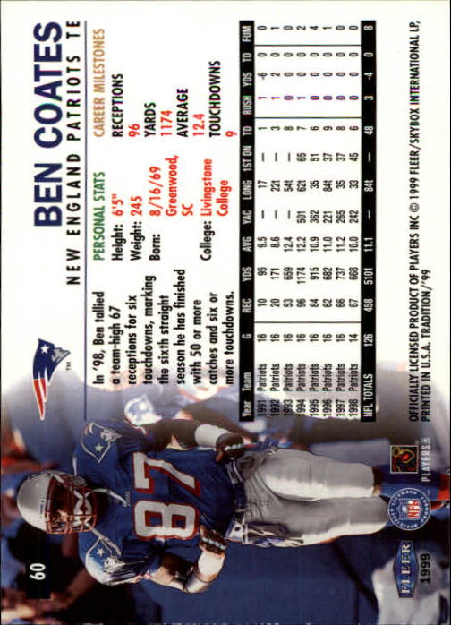 B2536- 1999 Fleer Tradition Football Card #s 1-203 -You Pick- 15+ FREE US SHIP - Picture 103 of 383