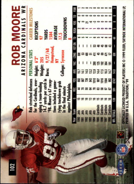 B2536- 1999 Fleer Tradition Football Card #s 1-203 -You Pick- 15+ FREE US SHIP - Picture 187 of 383