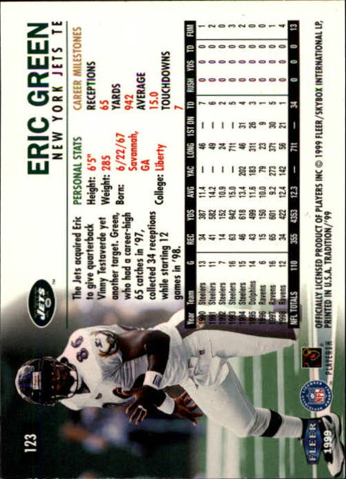 B2536- 1999 Fleer Tradition Football Card #s 1-203 -You Pick- 15+ FREE US SHIP - Picture 229 of 383