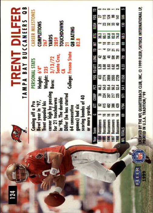 B2536- 1999 Fleer Tradition Football Card #s 1-203 -You Pick- 15+ FREE US SHIP - Picture 231 of 383