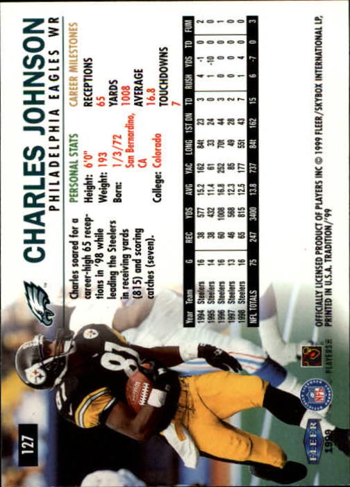 B2536- 1999 Fleer Tradition Football Card #s 1-203 -You Pick- 15+ FREE US SHIP - Picture 237 of 383