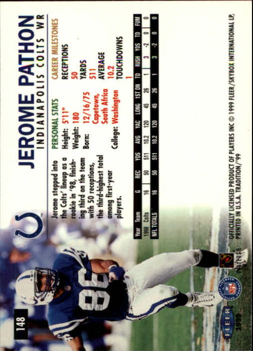 B2536- 1999 Fleer Tradition Football Card #s 1-203 -You Pick- 15+ FREE US SHIP - Picture 279 of 383