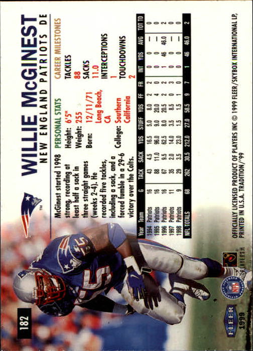 B2536- 1999 Fleer Tradition Football Card #s 1-203 -You Pick- 15+ FREE US SHIP - Picture 341 of 383