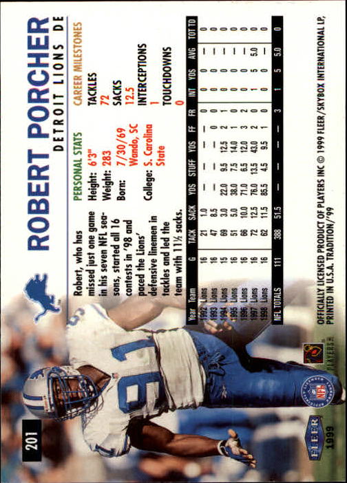 B2536- 1999 Fleer Tradition Football Card #s 1-203 -You Pick- 15+ FREE US SHIP - Picture 379 of 383