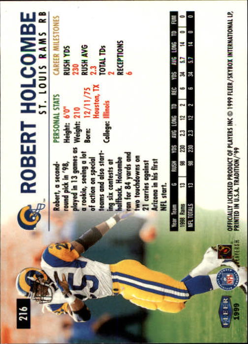 1999 Tradition (Fleer) Football "Main Set" Base Cards #151 to #300 - Picture 127 of 285