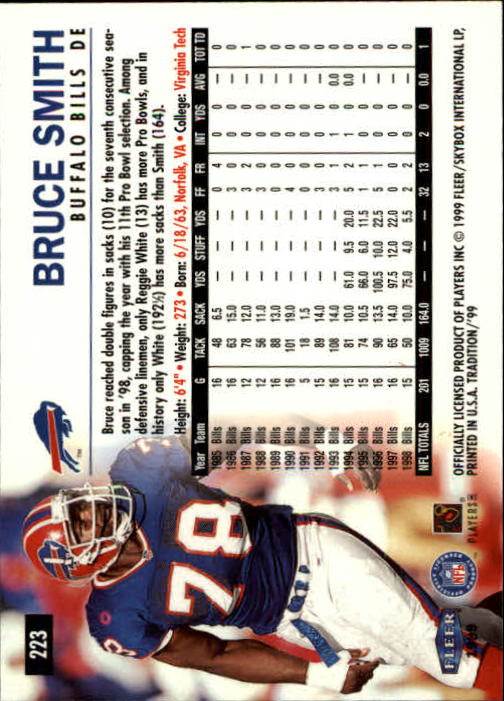 1999 Tradition (Fleer) Football "Main Set" Base Cards #151 to #300 - Picture 141 of 285