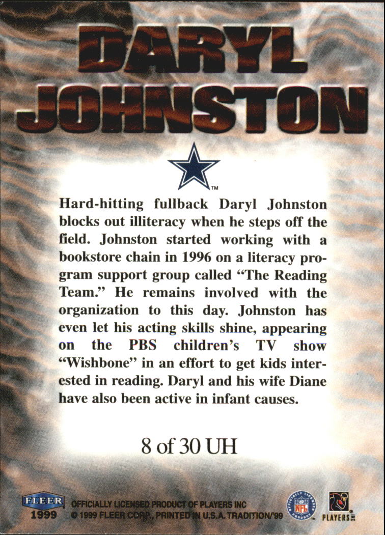 1999 Tradition (Fleer) Football "Insert and Parallel" Cards - Picture 44 of 70