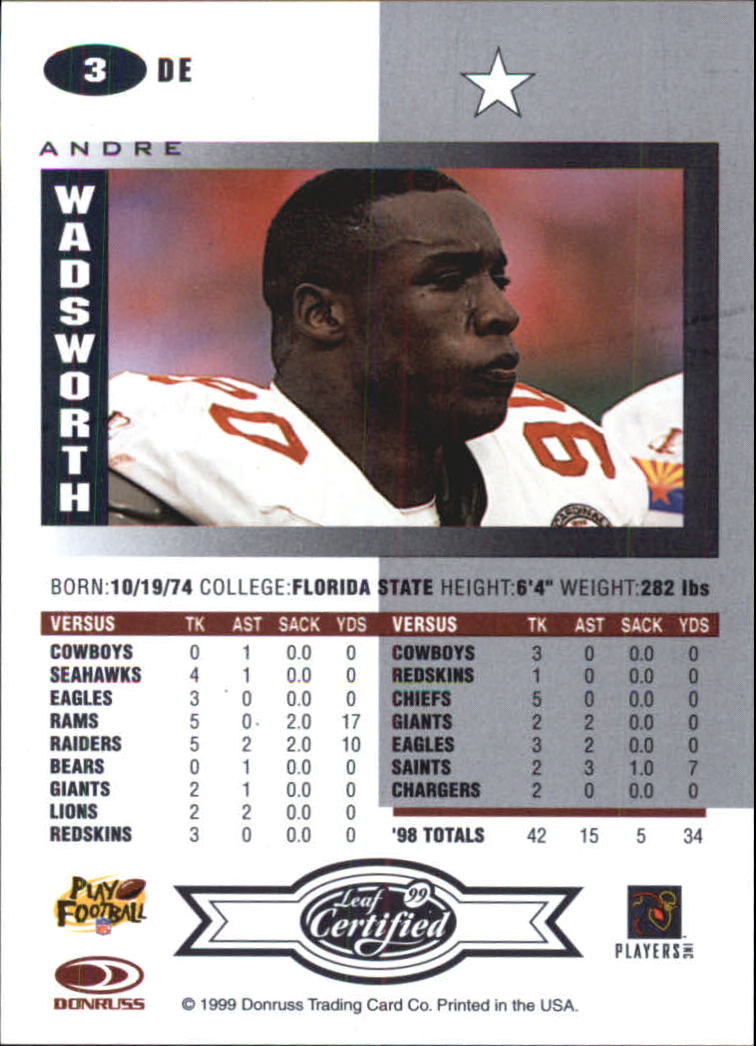 A8150- 1999 Leaf Certified FB Cards 1-225 +Inserts -You Pick- 15+ FREE US SHIP - Picture 7 of 395