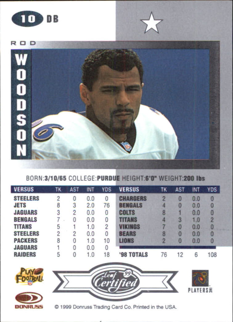 A8150- 1999 Leaf Certified FB Cards 1-225 +Inserts -You Pick- 15+ FREE US SHIP - Picture 21 of 395