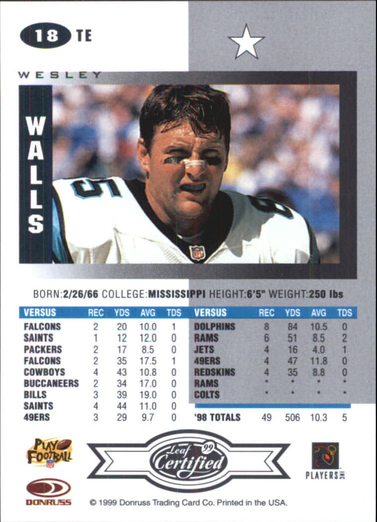 A8150- 1999 Leaf Certified FB Cards 1-225 +Inserts -You Pick- 15+ FREE US SHIP - Picture 37 of 395