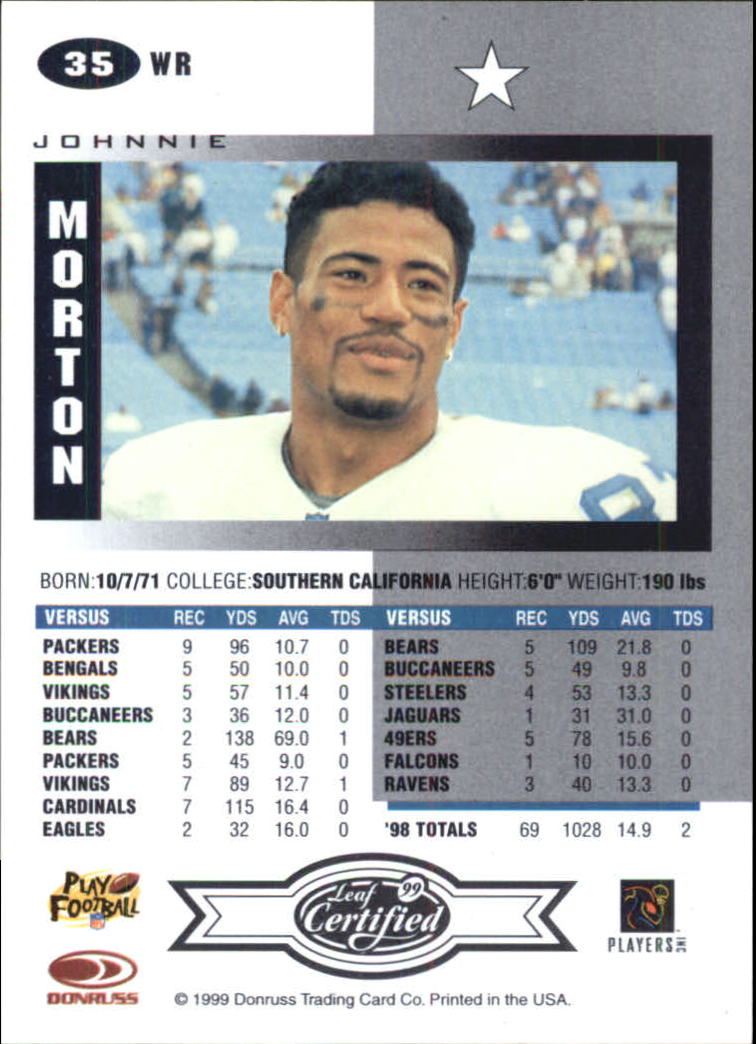 A8150- 1999 Leaf Certified FB Cards 1-225 +Inserts -You Pick- 15+ FREE US SHIP - Picture 71 of 395
