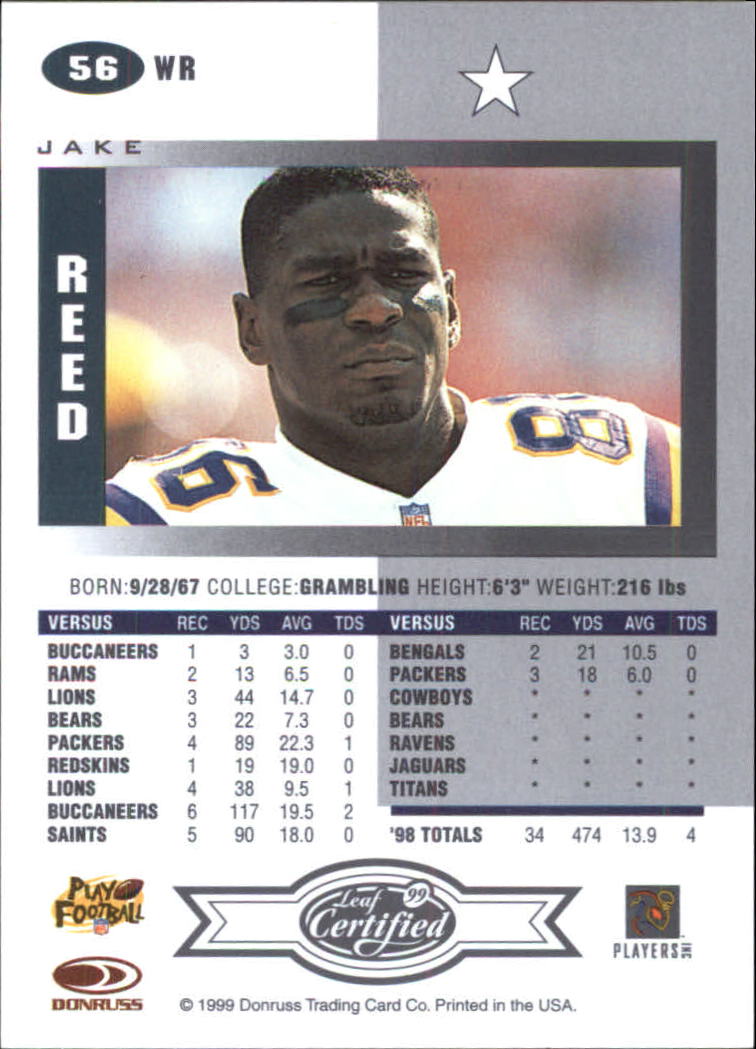 A8150- 1999 Leaf Certified FB Cards 1-225 +Inserts -You Pick- 15+ FREE US SHIP - Picture 111 of 395