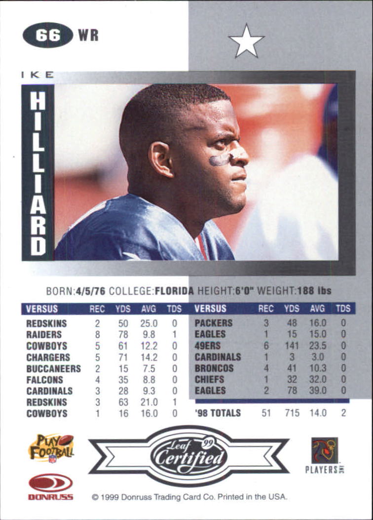 A8150- 1999 Leaf Certified FB Cards 1-225 +Inserts -You Pick- 15+ FREE US SHIP - Picture 131 of 395