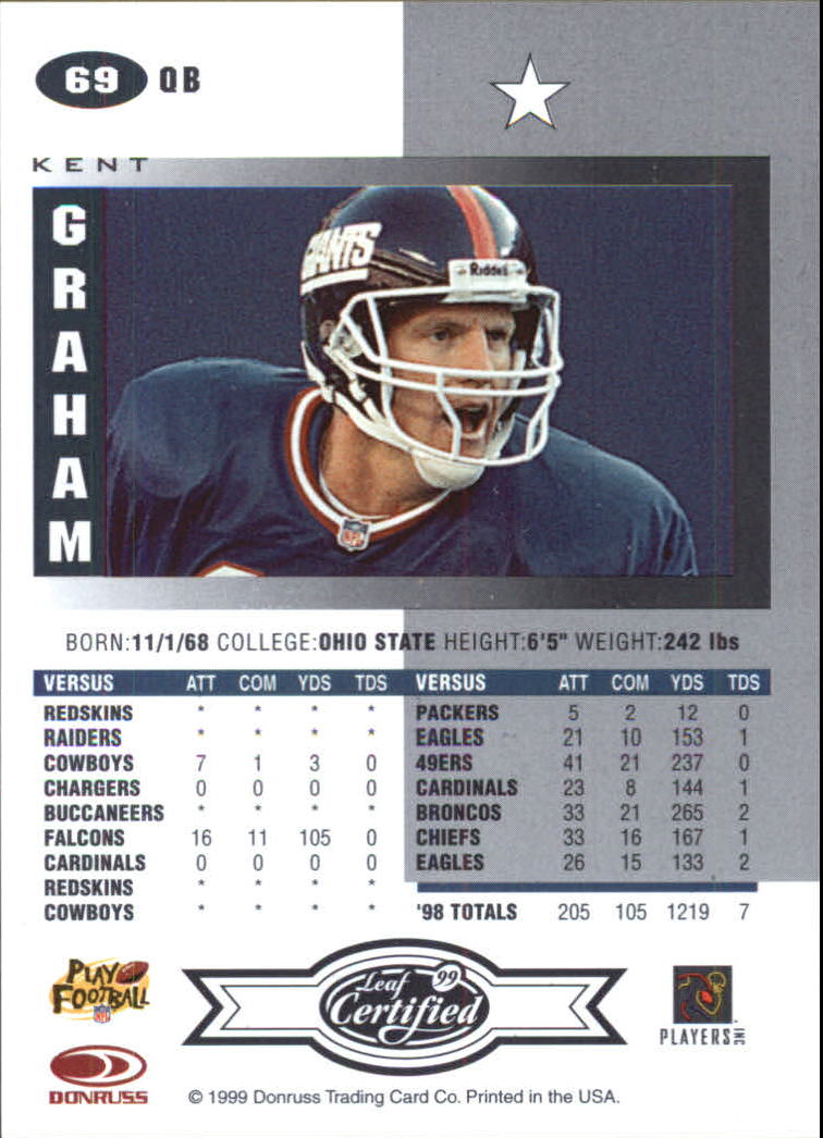 A8150- 1999 Leaf Certified FB Cards 1-225 +Inserts -You Pick- 15+ FREE US SHIP - Picture 137 of 395