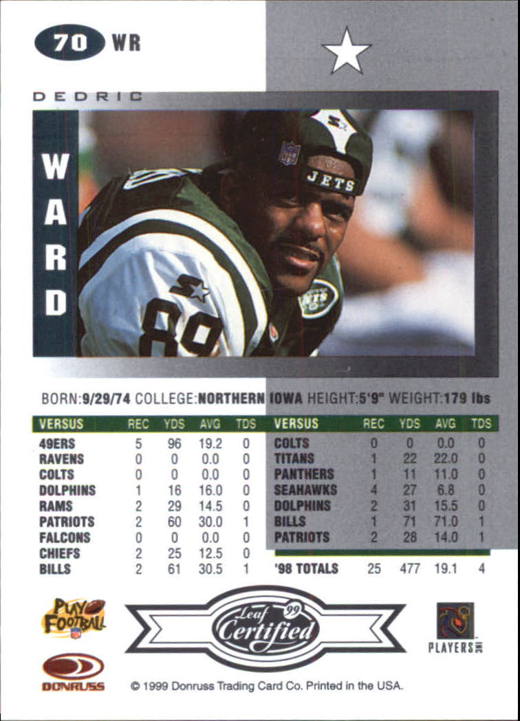 A8150- 1999 Leaf Certified FB Cards 1-225 +Inserts -You Pick- 15+ FREE US SHIP - Picture 139 of 395