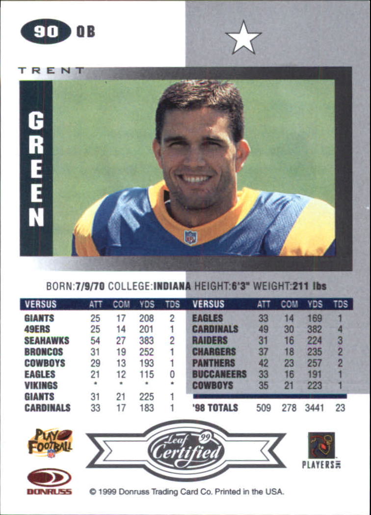 A8150- 1999 Leaf Certified FB Cards 1-225 +Inserts -You Pick- 15+ FREE US SHIP - Picture 179 of 395