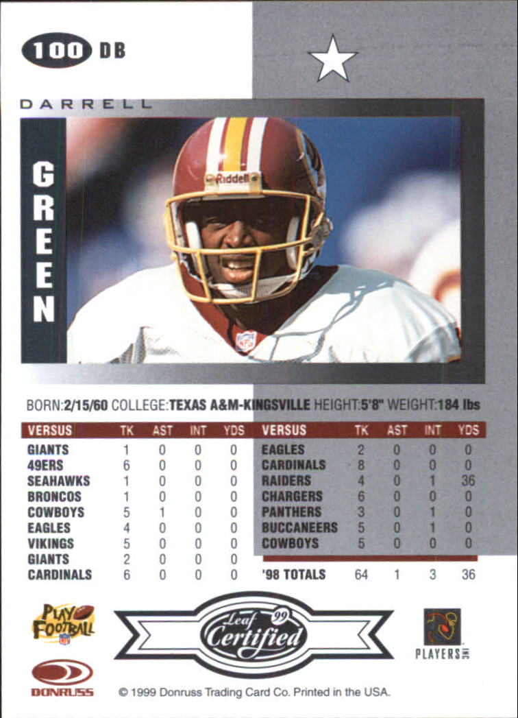 A8150- 1999 Leaf Certified FB Cards 1-225 +Inserts -You Pick- 15+ FREE US SHIP - Picture 199 of 395