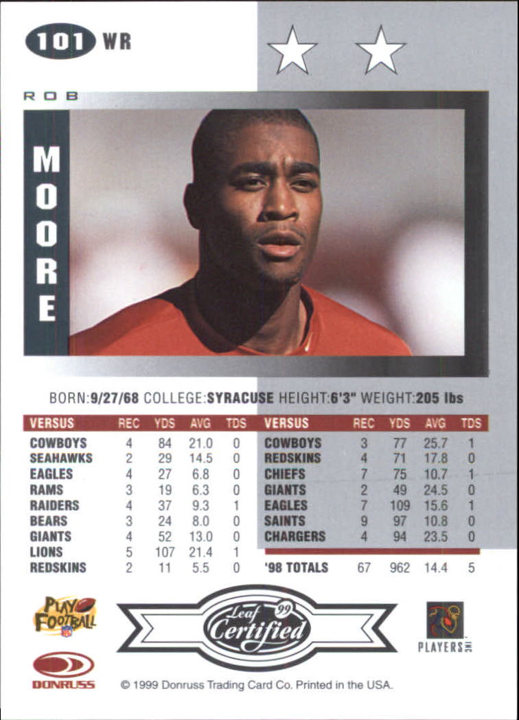 A8150- 1999 Leaf Certified FB Cards 1-225 +Inserts -You Pick- 15+ FREE US SHIP - Picture 201 of 395