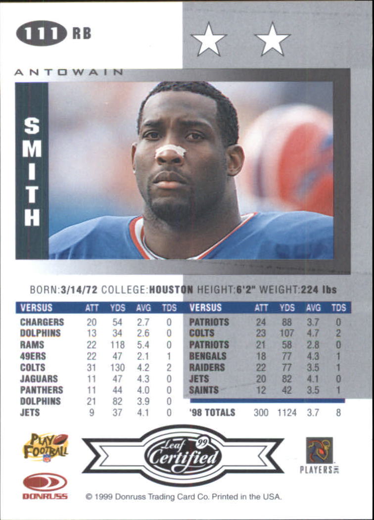 A8150- 1999 Leaf Certified FB Cards 1-225 +Inserts -You Pick- 15+ FREE US SHIP - Picture 221 of 395