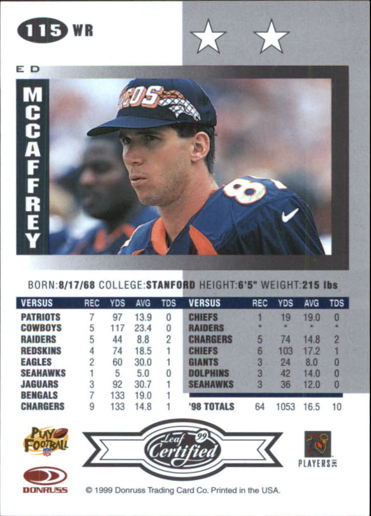 A8150- 1999 Leaf Certified FB Cards 1-225 +Inserts -You Pick- 15+ FREE US SHIP - Picture 229 of 395