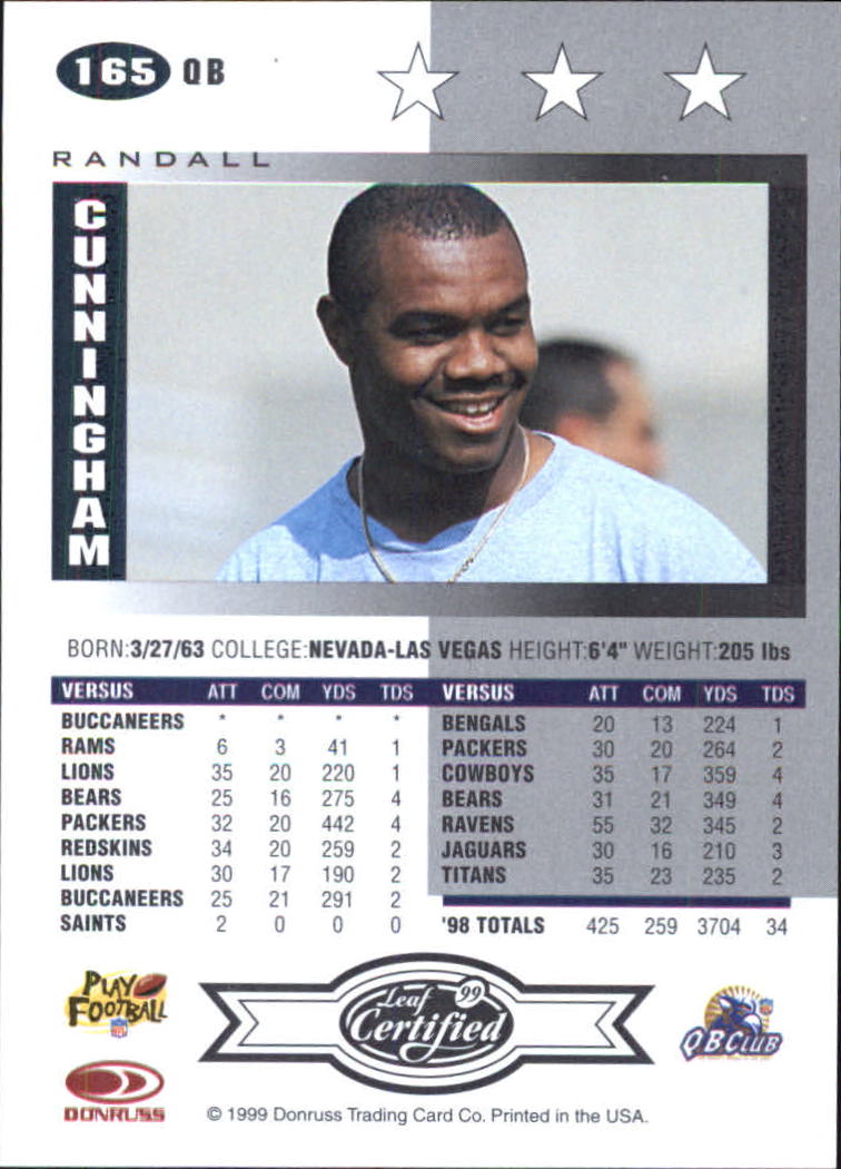 A8150- 1999 Leaf Certified FB Cards 1-225 +Inserts -You Pick- 15+ FREE US SHIP - Picture 321 of 395
